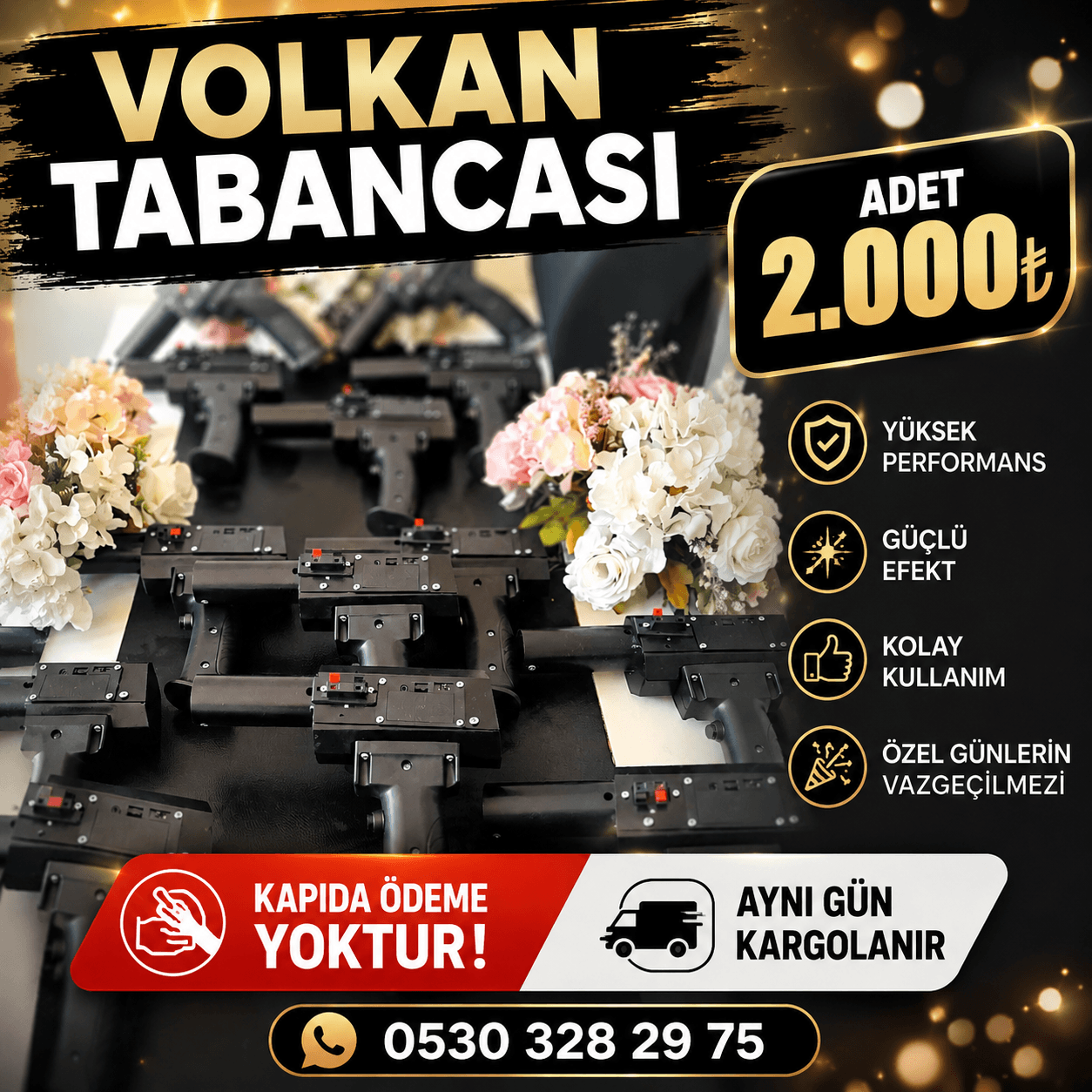 En ucuz volkan tabancası toptan satış - koli görünümü